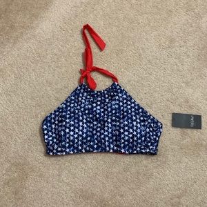 Fourth of July High Neck Bikini Top